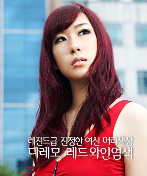 다레모 레드와인염색